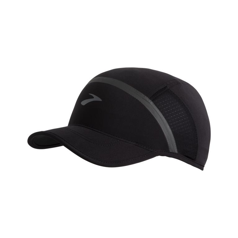 Brooks Women's BASE SUN Running Hat - Black - Canada (IOHYR-1630)